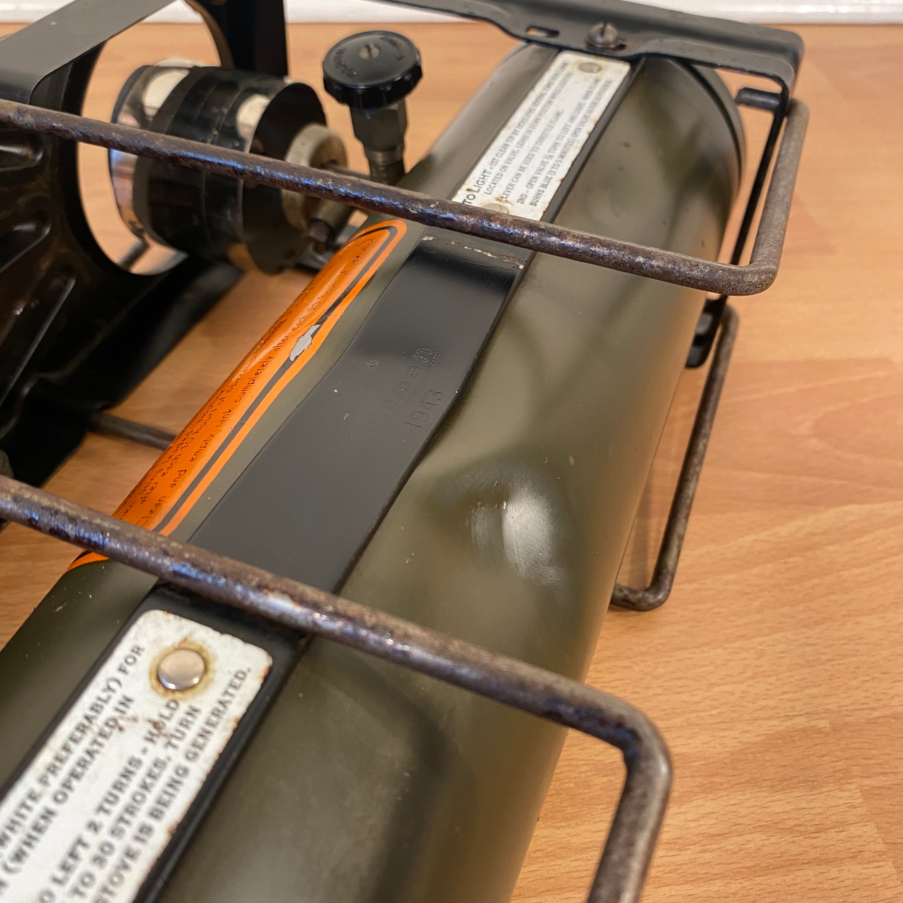 Coleman 523 GIツーバーナーストーブ USA MD 385【1943年製造