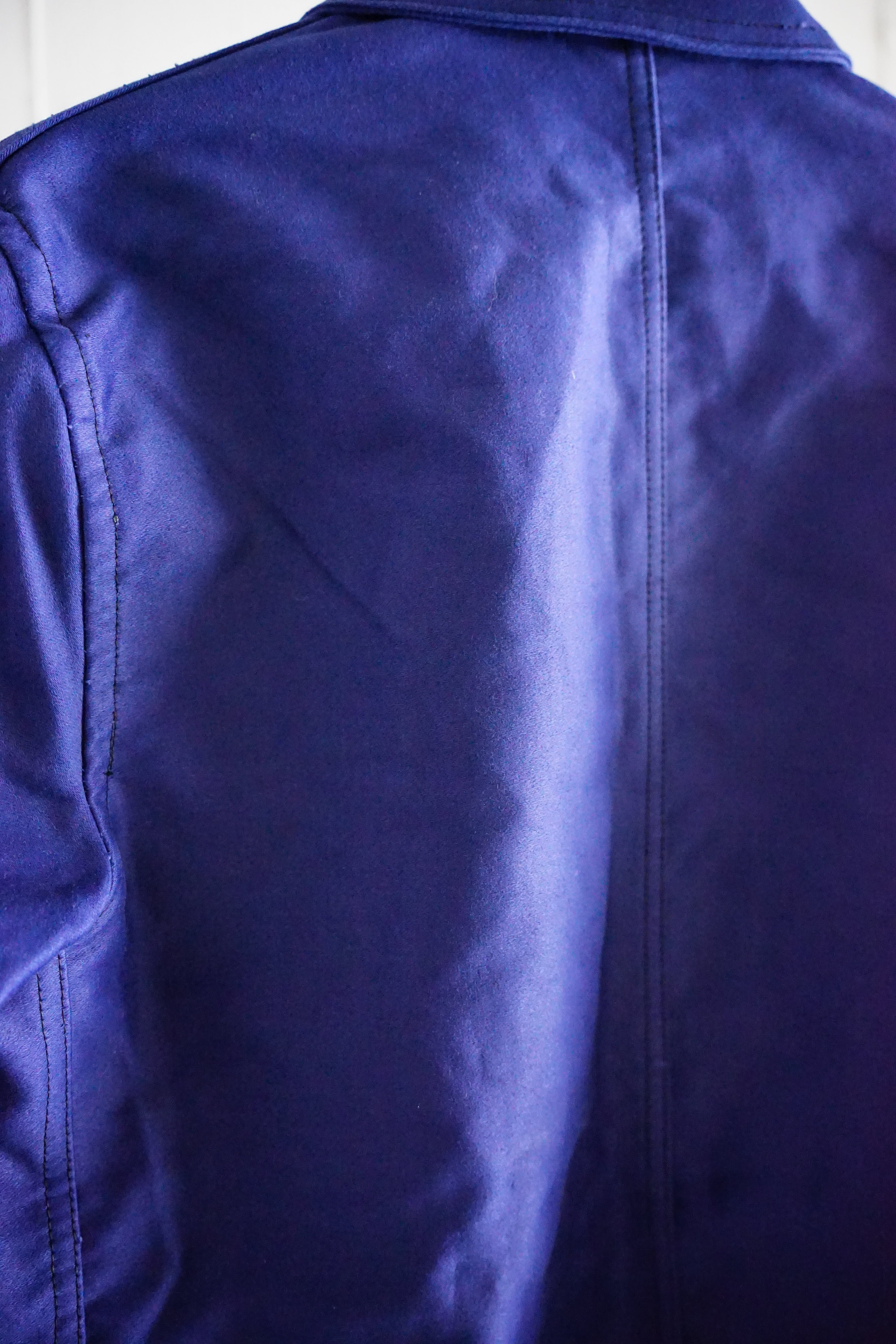 Le Mont Rouge モールスキン　50s〜60s デッドストック Deadstock] 50〜60's MONT-ROUGE Blue Moleskin Jacket | regnbage