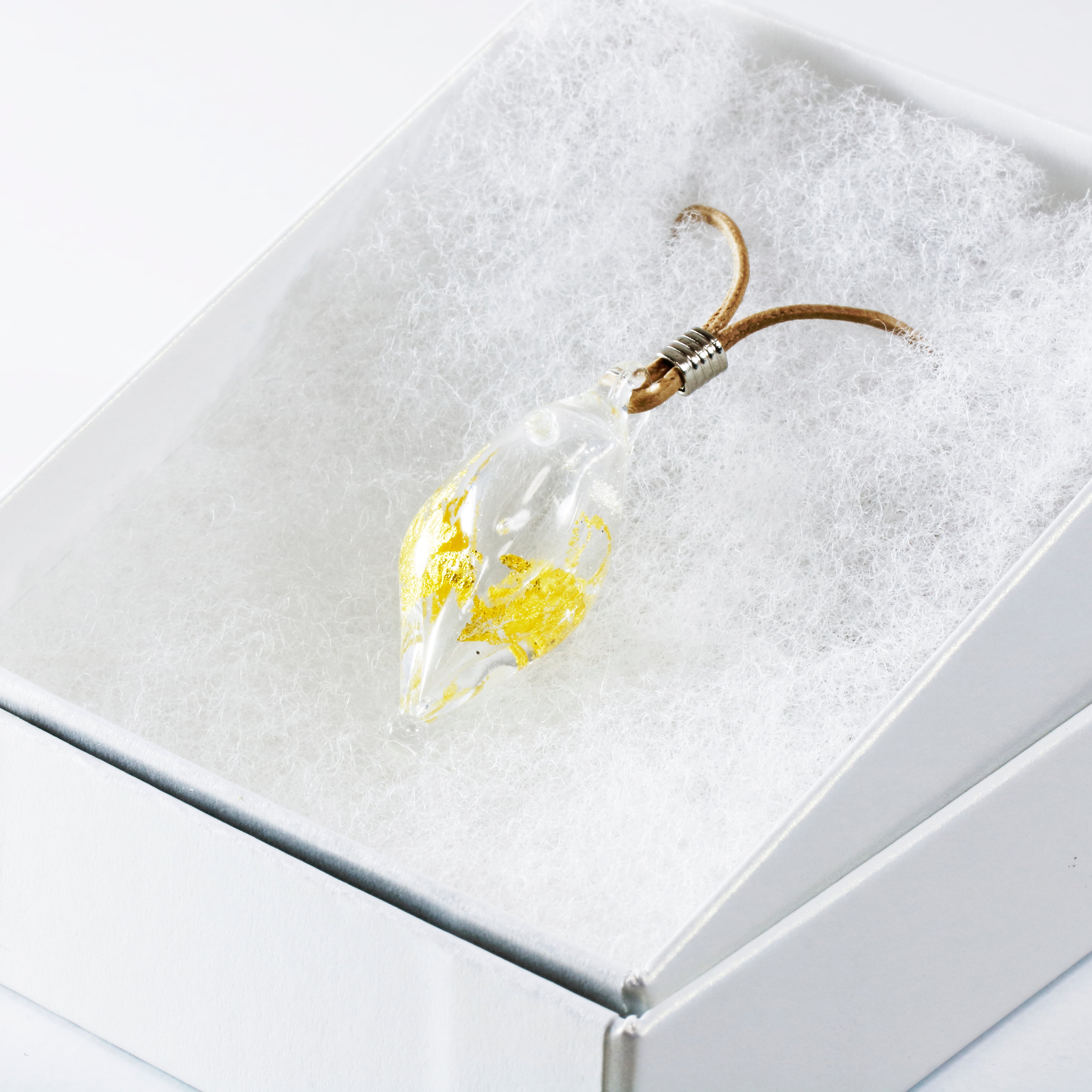 金箔入り ガラスペンダントトップ 金箔入りガラスペンダント［日本製］(ココロ/cocoro)｜通販の
