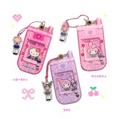 サンリオ スライドガラケーキーホルダー ハローキティ/クロミ/マイメロディ