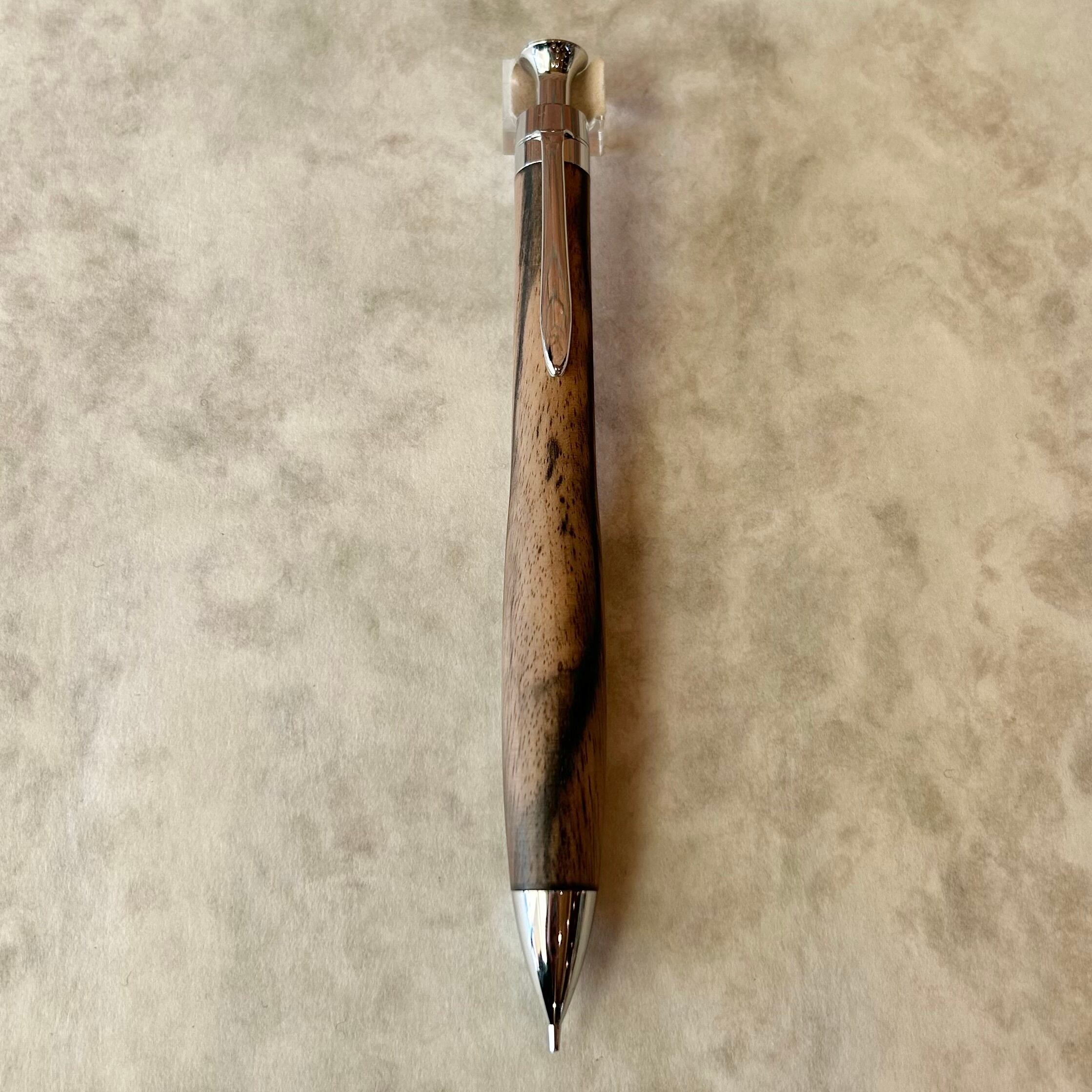 こぶた工房 【黒柿②】 ボールペン換装可 | ペンネジューク