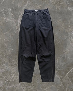 "I.S." length zip design balloon pants