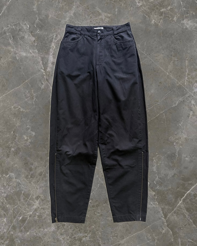 "I.S." length zip design balloon pants