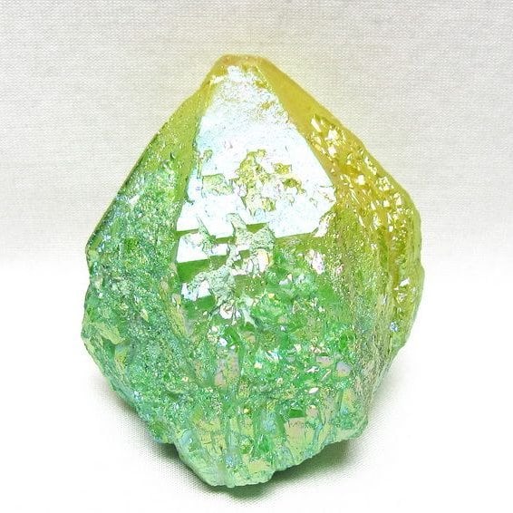 オーラクリスタル 原石 マルチカラー エレスチャル オーラ水晶 一点物181-4715