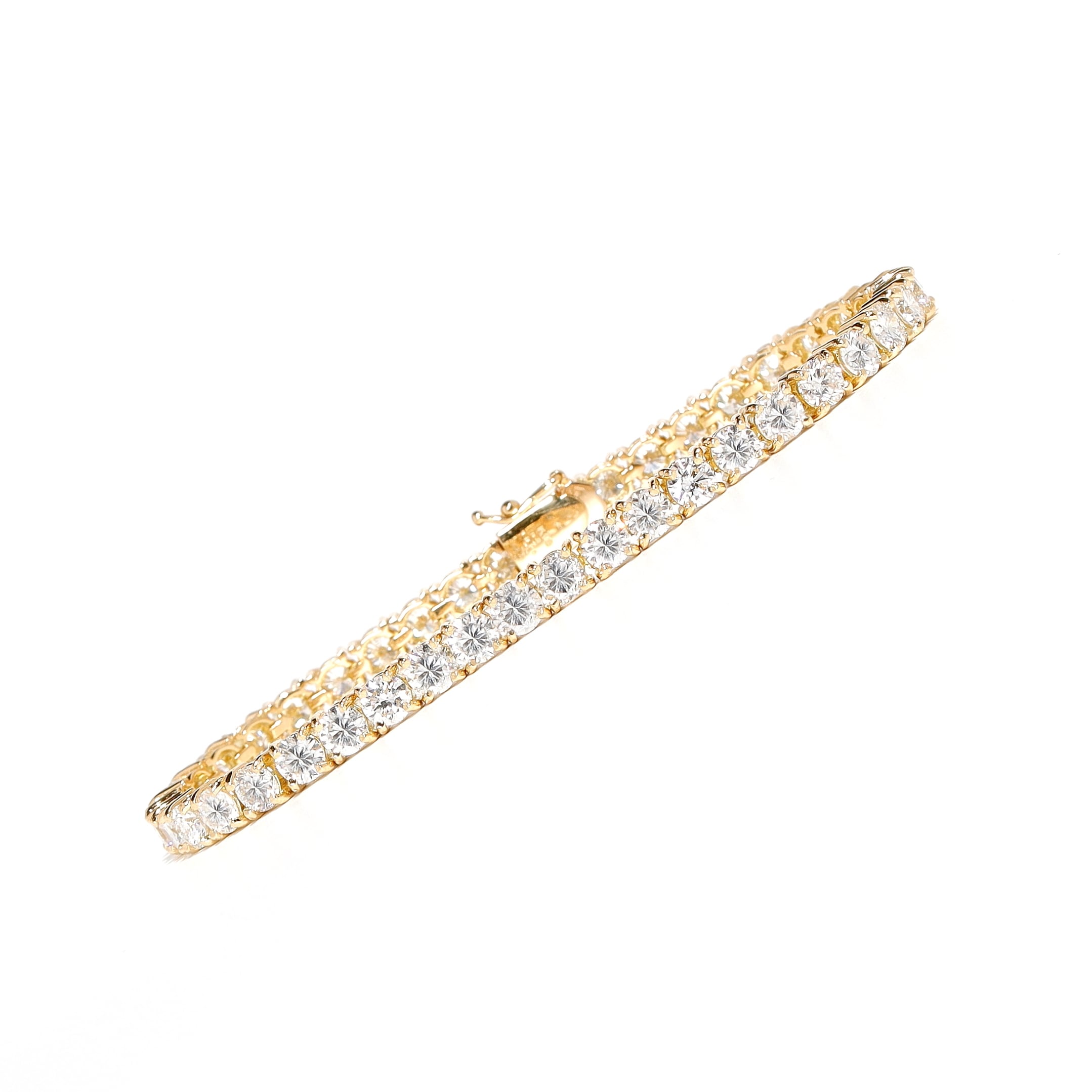 テニスチェーン ダイヤモンド ブレスレット K18 / 10.250ct テニスチェーン ダイヤモンド ブレスレット K18 / 10.250ct