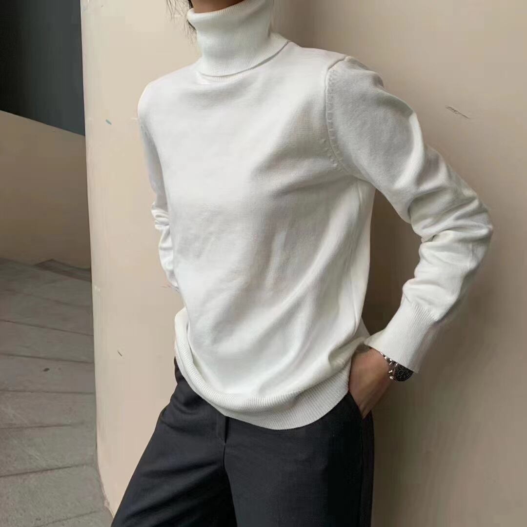 袖口スリット入り　ハイゲージニット　AJ2205−D04