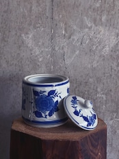 中国製造/ヴィンテージ青花茶壺