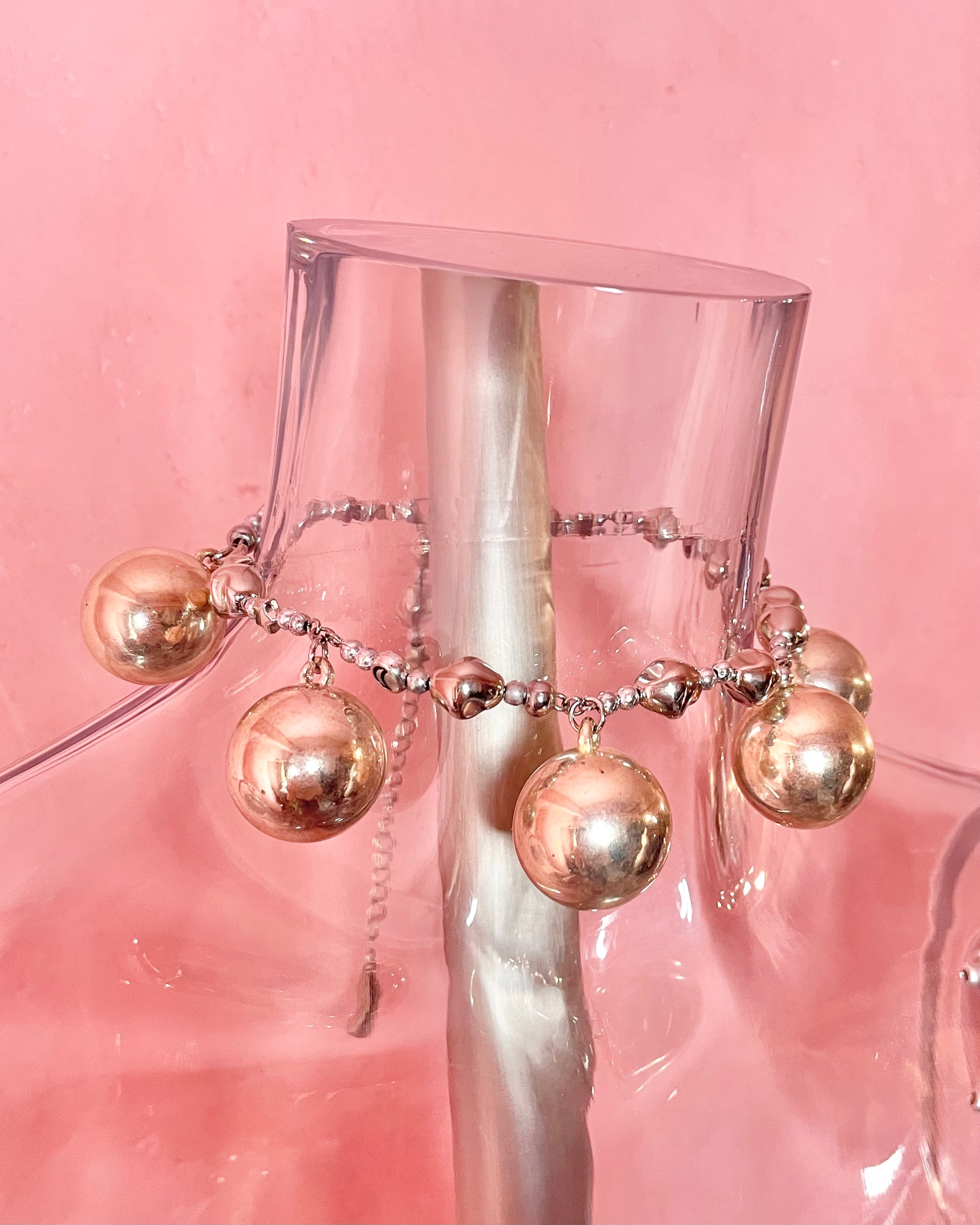 Chunky Charm Necklace〈Silver〉