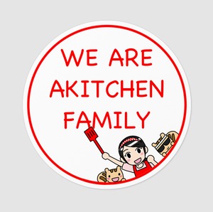 Akitchen☆Familyステッカー