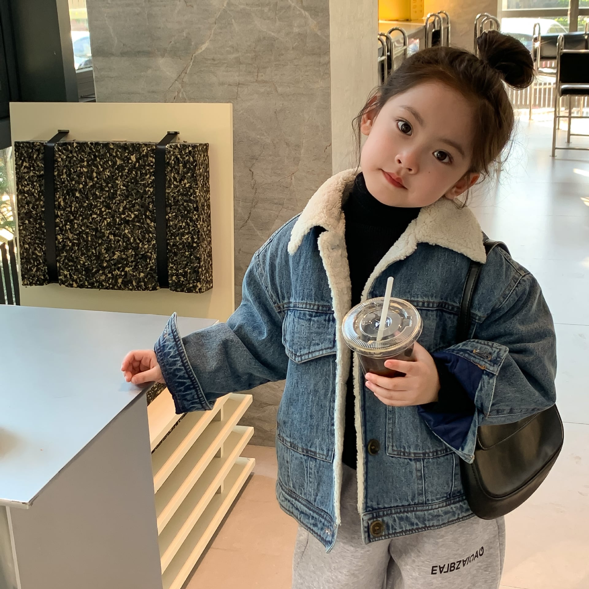 GAP 女の子デニムワンピース 新品未使用 90 - ワンピース