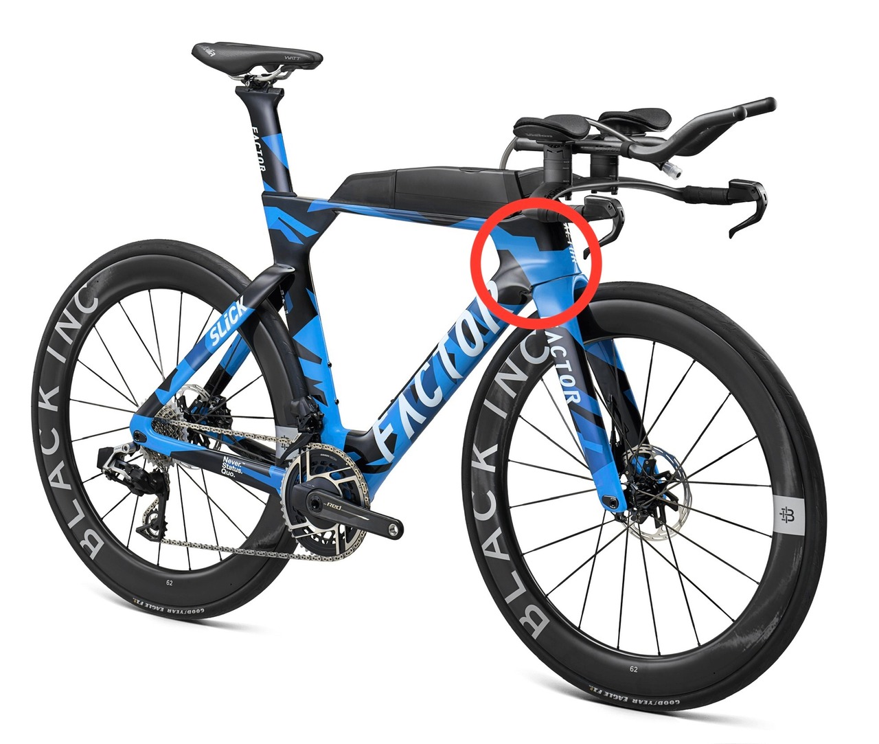 【予約受付中】FACTOR SLICK 完成車 SRAM FORCE eTap AXS (パワーメーター付き)BLACKINC 58ホイール(ロゴShadow White付属モデル)