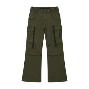 [PHYS] vintage strap loose straight washable work pants