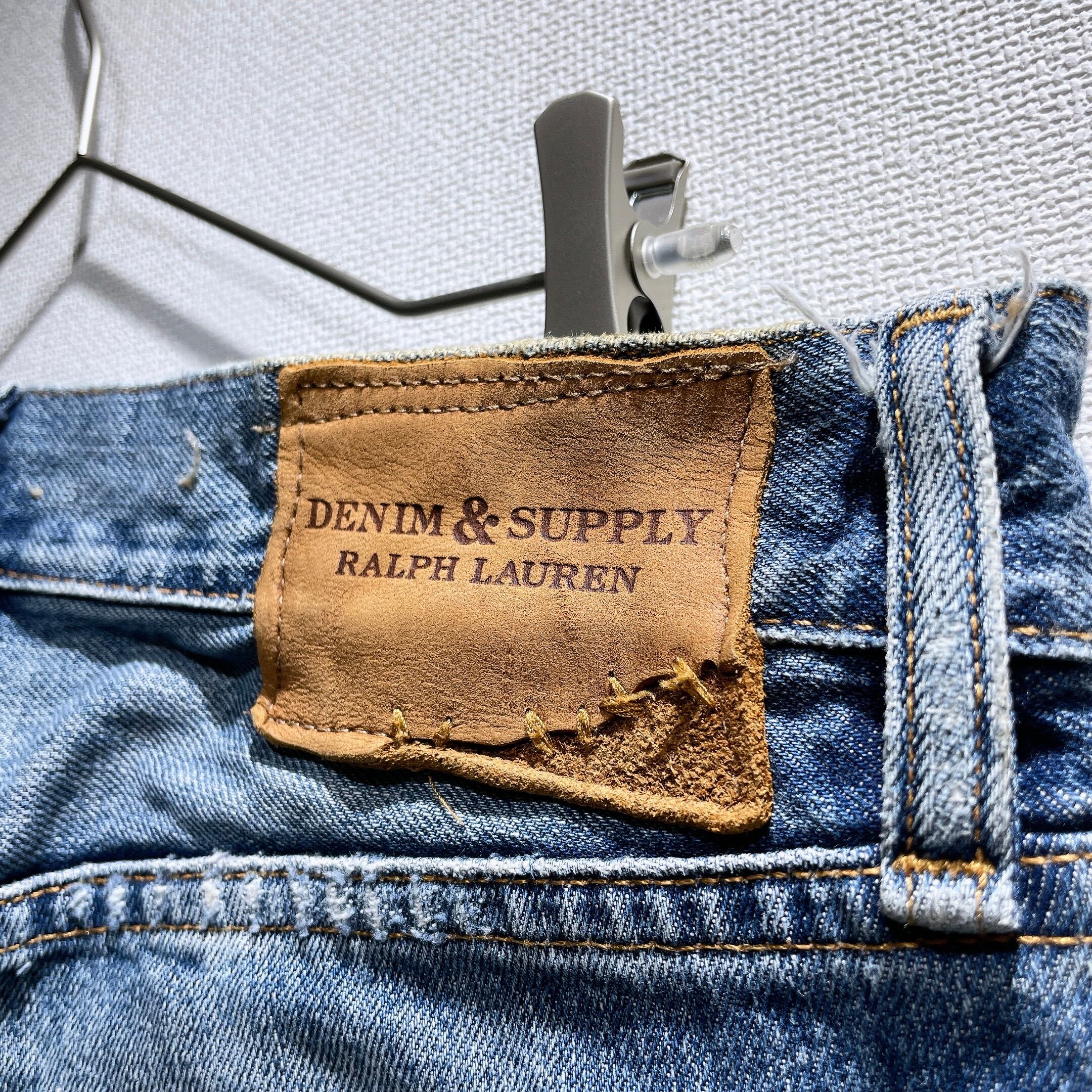 ” Denim & Supply Ralph Lauren ” Special Rag processing Denim pants