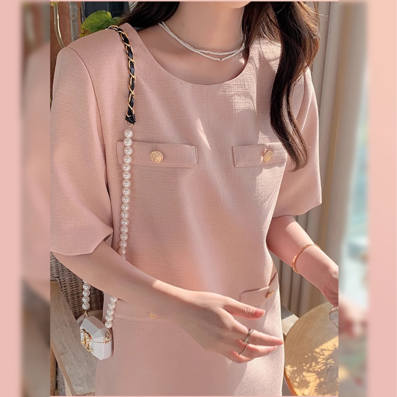 Chic Loose Simple Dress 5036