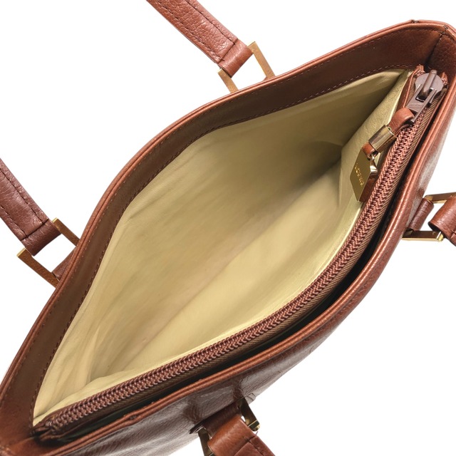 LOEWE ロエベ ハンドバッグ ブラウン アナグラム レザー vintage ヴィンテージ オールド tewjne