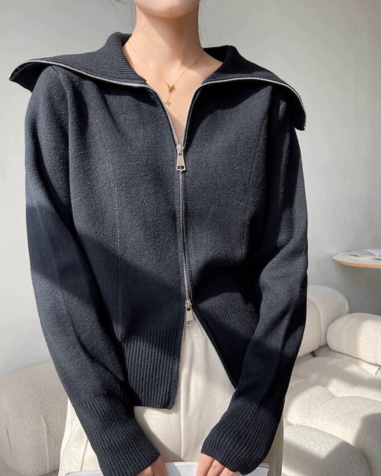 フーディジップカーディガンジャケット 2color A0530 - 13