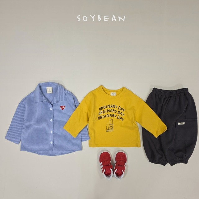 《送料無料》予約:ハートボクシーシャツ【soybean】