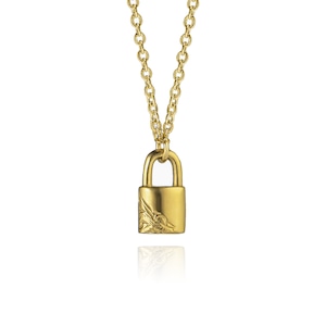 316L hawaiian padlock necklace #N51