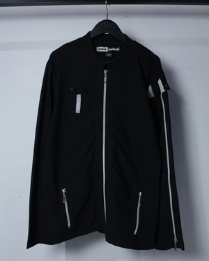 【Caka BLACK】“Jamie Sadock”Monotone Color Multi Gimmick Vintage Track Jacket