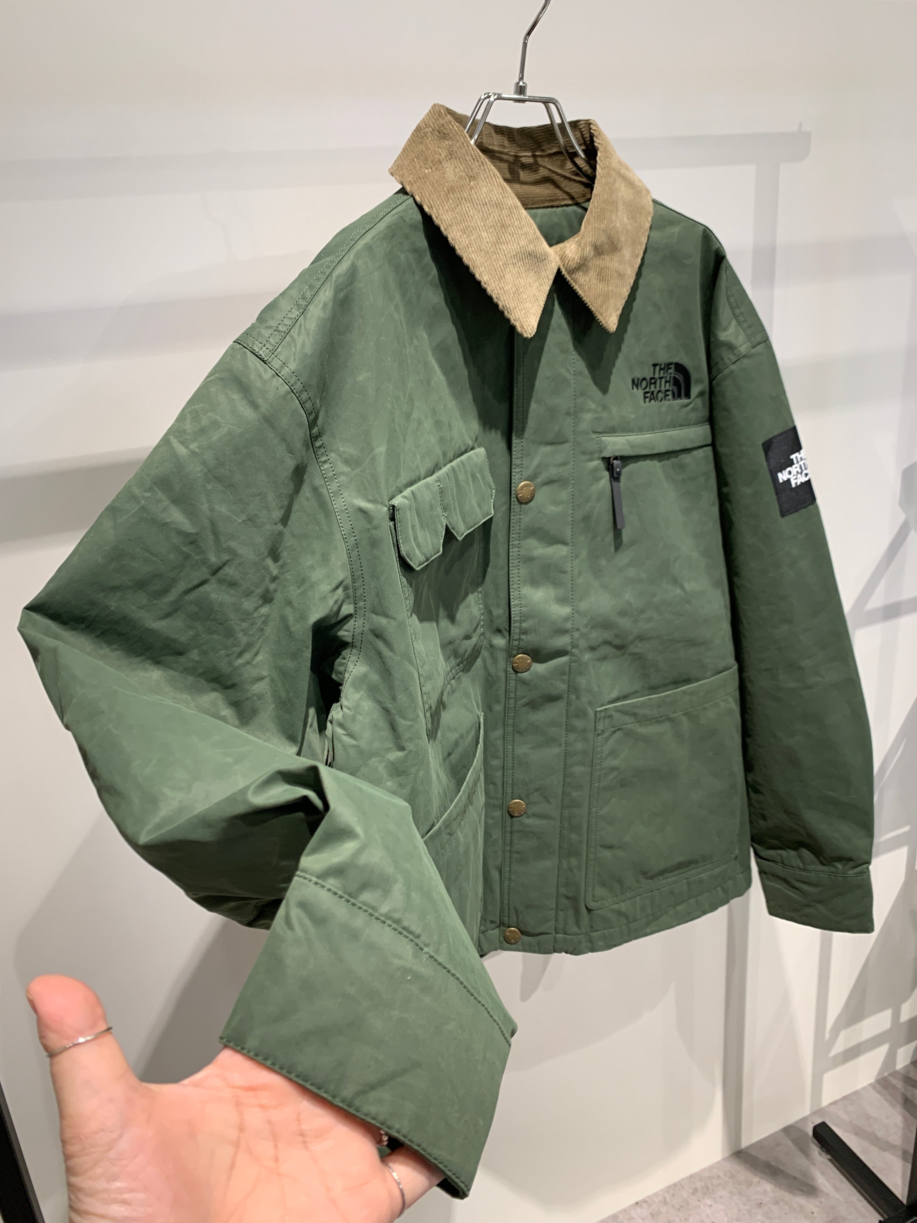 THE NORTH FACE WHITE LABEL wax heat coach jacket | peache select THE NORTH FACE WHITE LABEL wax heat coach jacket | peache select