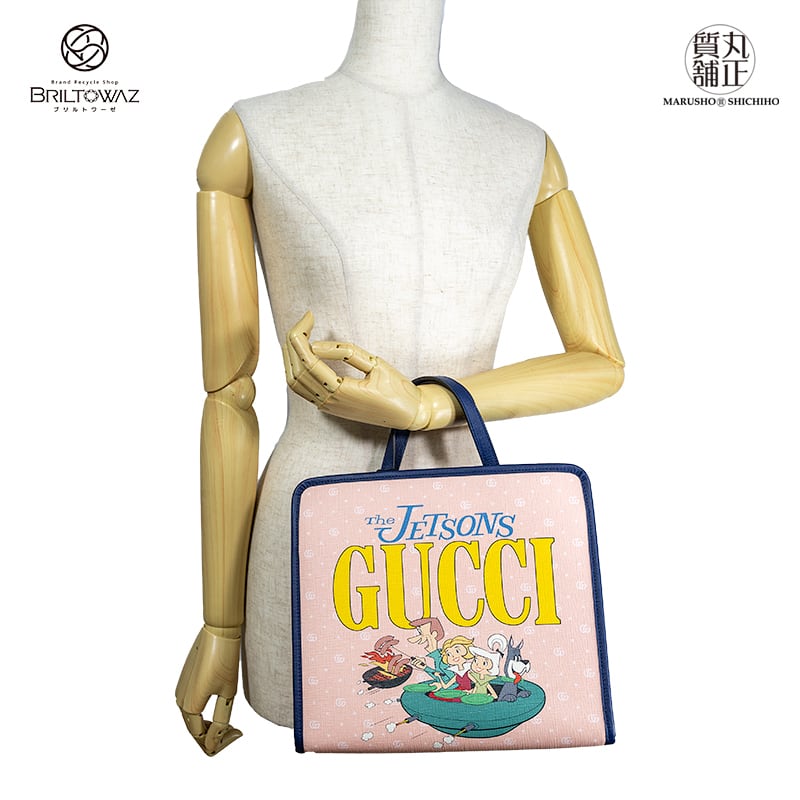 Sale】グッチ トートバッグ 宇宙家族ジェットソン 605614 GGスプリーム  