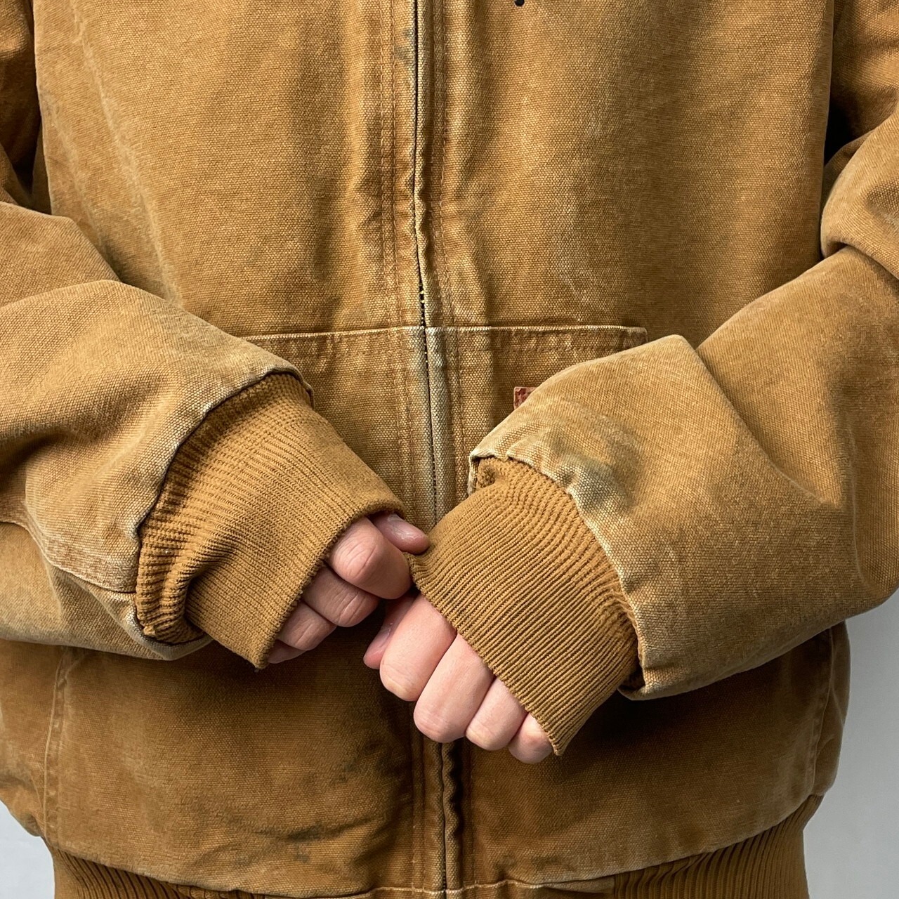 90年代 Carhartt カーハート ダック地 アクティブジャケット メンズL 