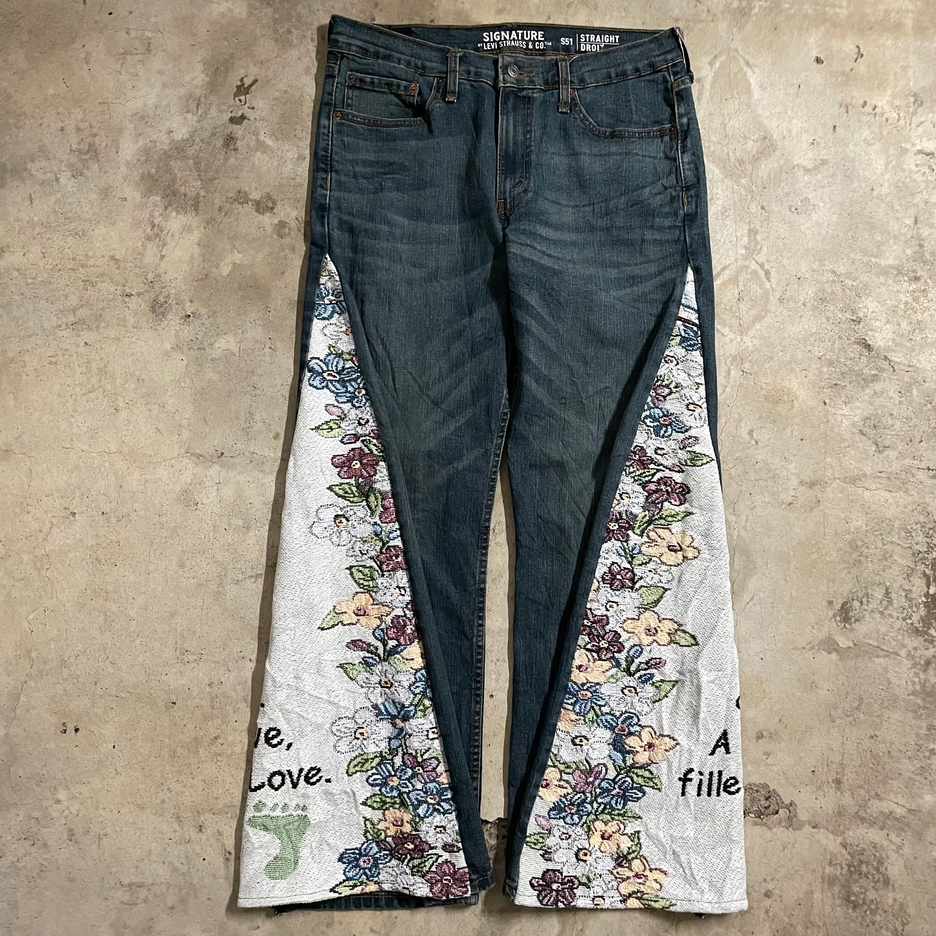 EINS_remake_collection〗USrag×flare denim pants/アメリカラグ 