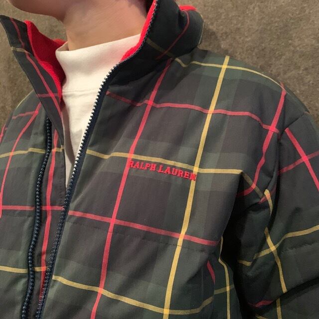 90s Ralph Lauren チェック ダウンジャケット【レディース】 | snak 90s Ralph Lauren チェック ダウンジャケット【レディース】 | snak