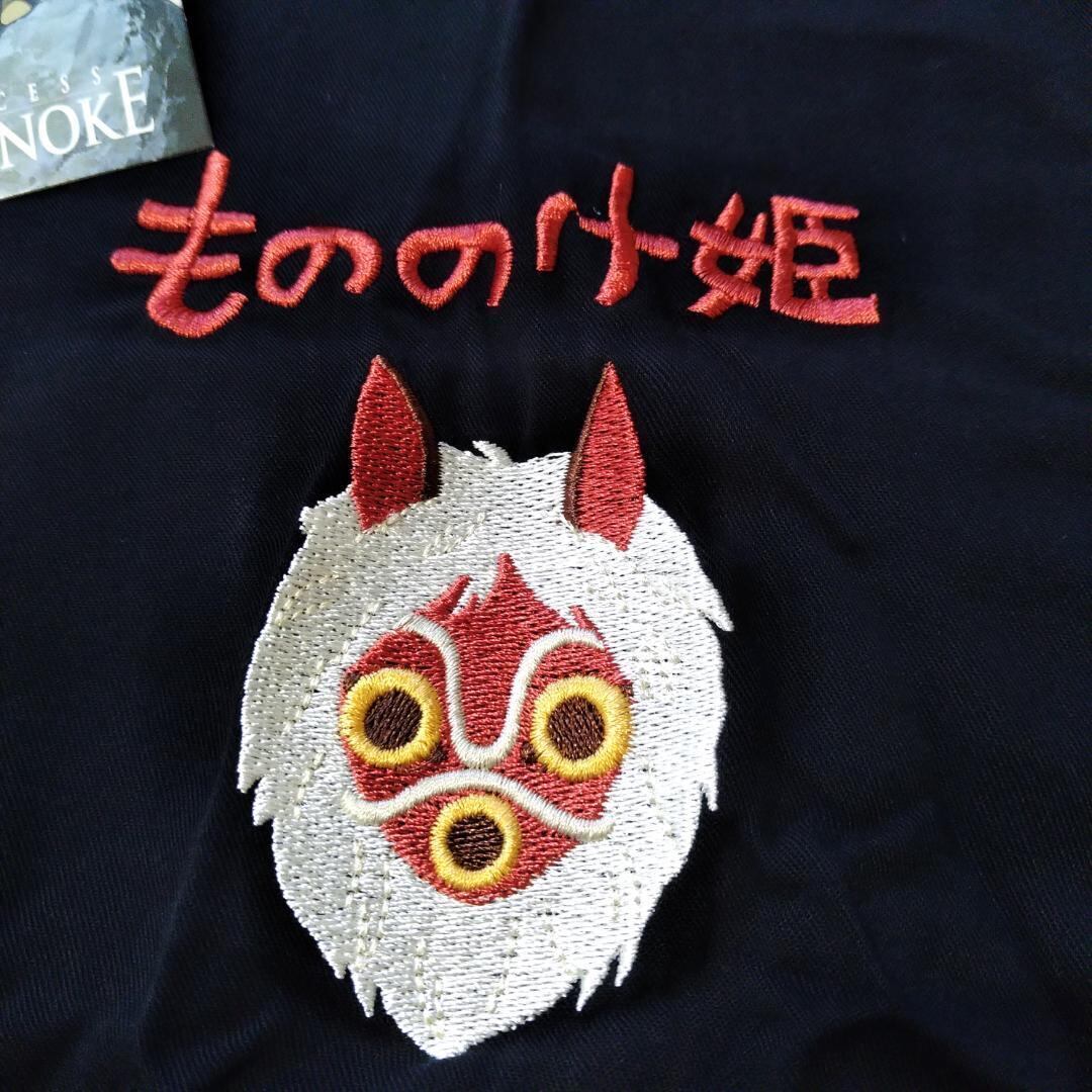 もののけ姫 シャツ 黒 刺繍 スタジオジブリ アニメ 海外公式 | GOLD  