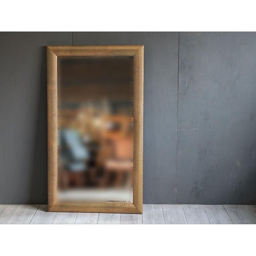 クラシック 輸入家具 イタリア製 大型ミラー 姿見 店舗什器  