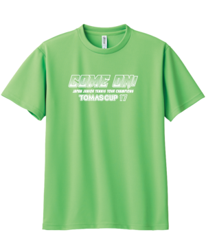 【TOMAS CUP】17th記念Tシャツ（ライム）