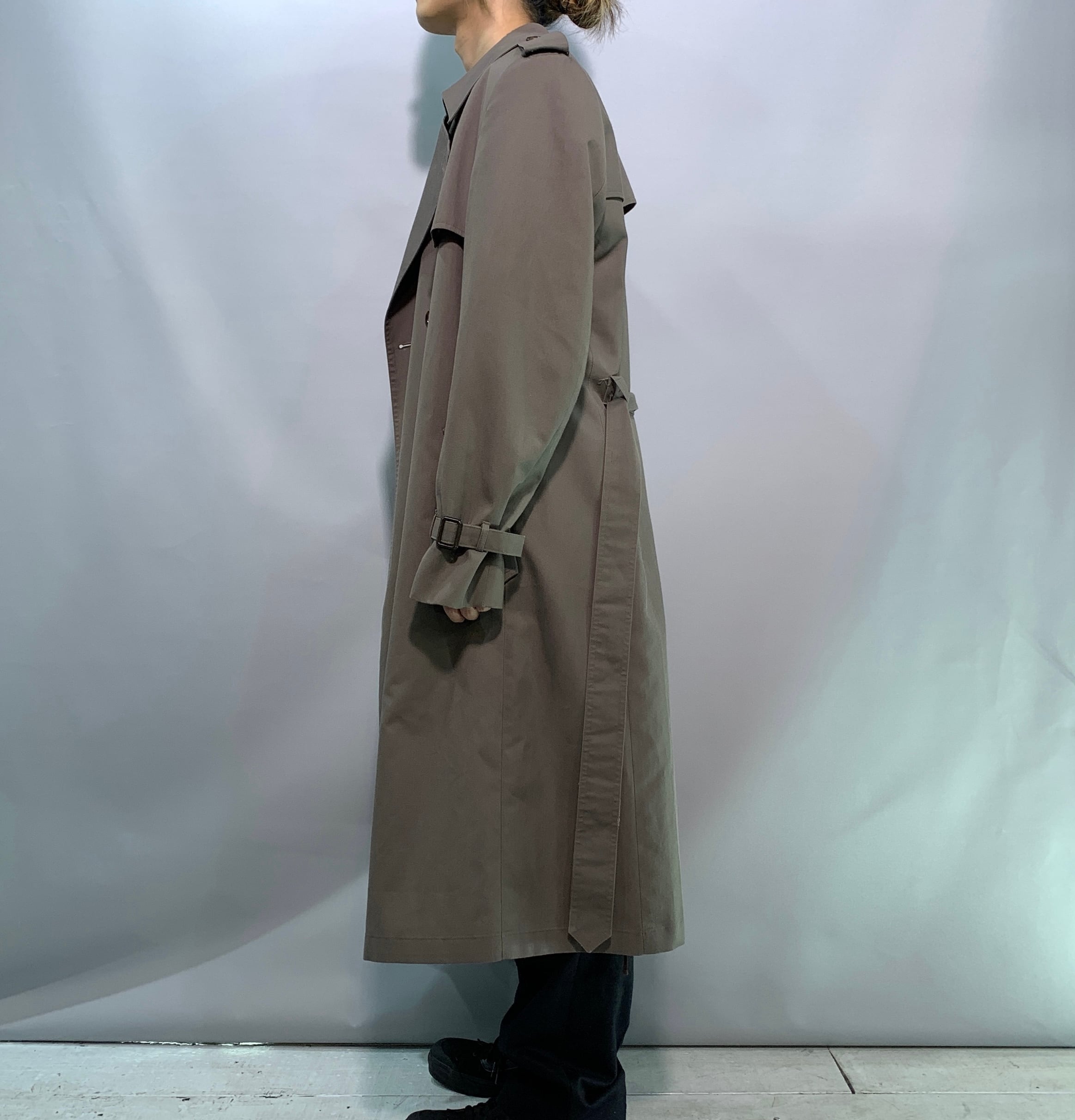Christian Dior】ブラウングレー トレンチコート 44R | ブランド Christian Dior】ブラウングレー トレンチコート 44R | ブランド