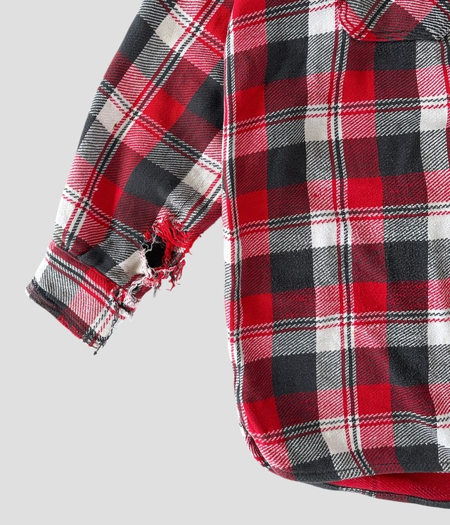 -BRENT- Vintage 60s L Flennel Check Shirt
