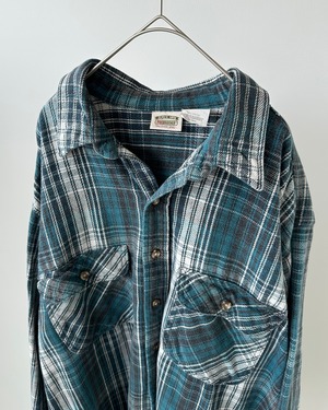 -Five Brother- Vintage 90s 2XL Flannel Check Shirt