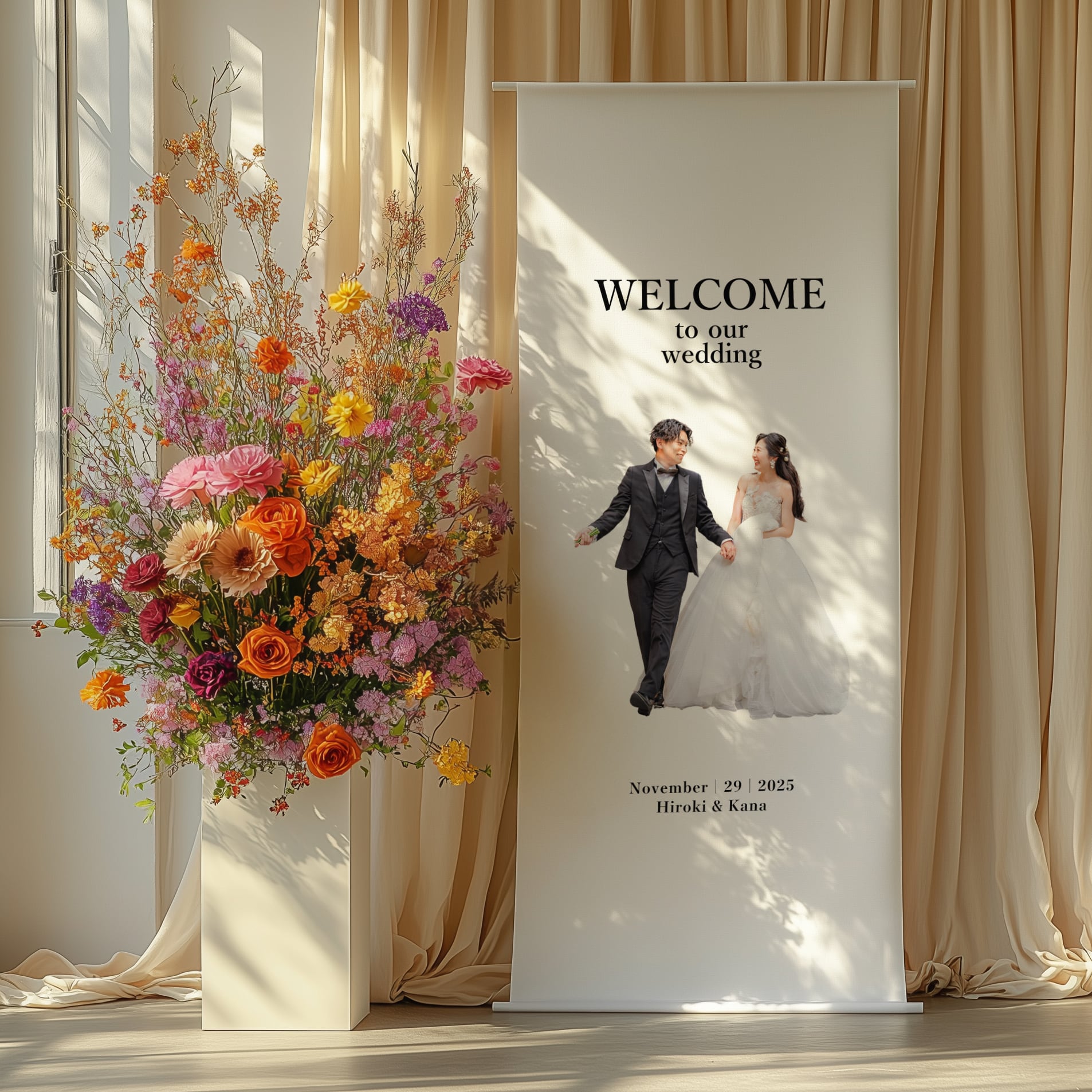 結婚式 写真タペストリー【タワレコ風】 | DIY store PBW