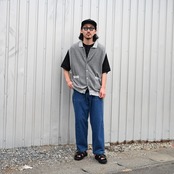 INTERIM / USED SLUB YARN DENIM BAKER PANTS