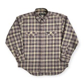 00s SIERRA DESIGNS シエラデザイン チェック柄 両胸ポケット 長袖 ウール ネルシャツ サイズ XL /メンズ/アウトドア/オールド