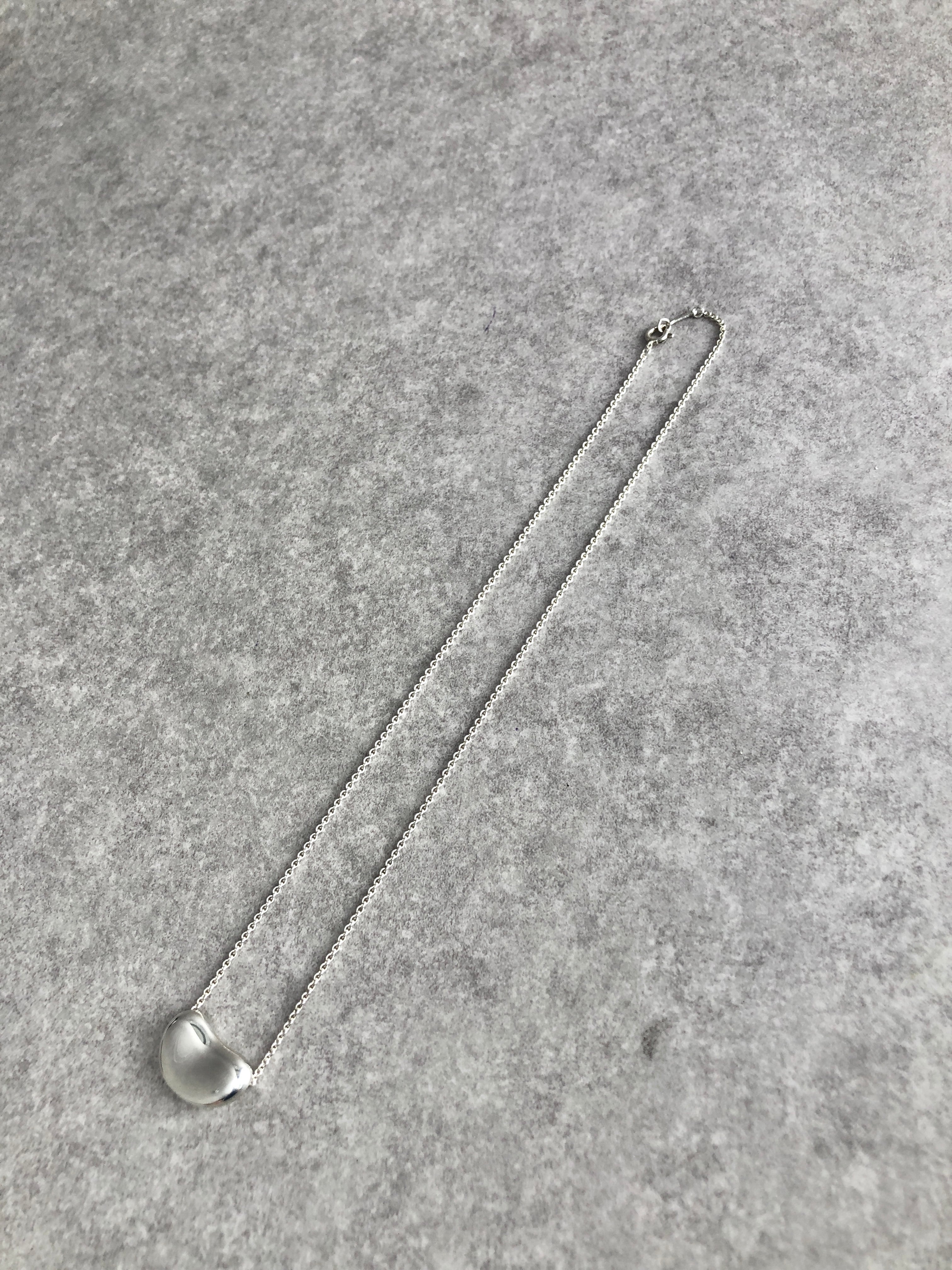 Tiffany & Co. ティファニー ネックレス シルバー ビーン 925 vintage