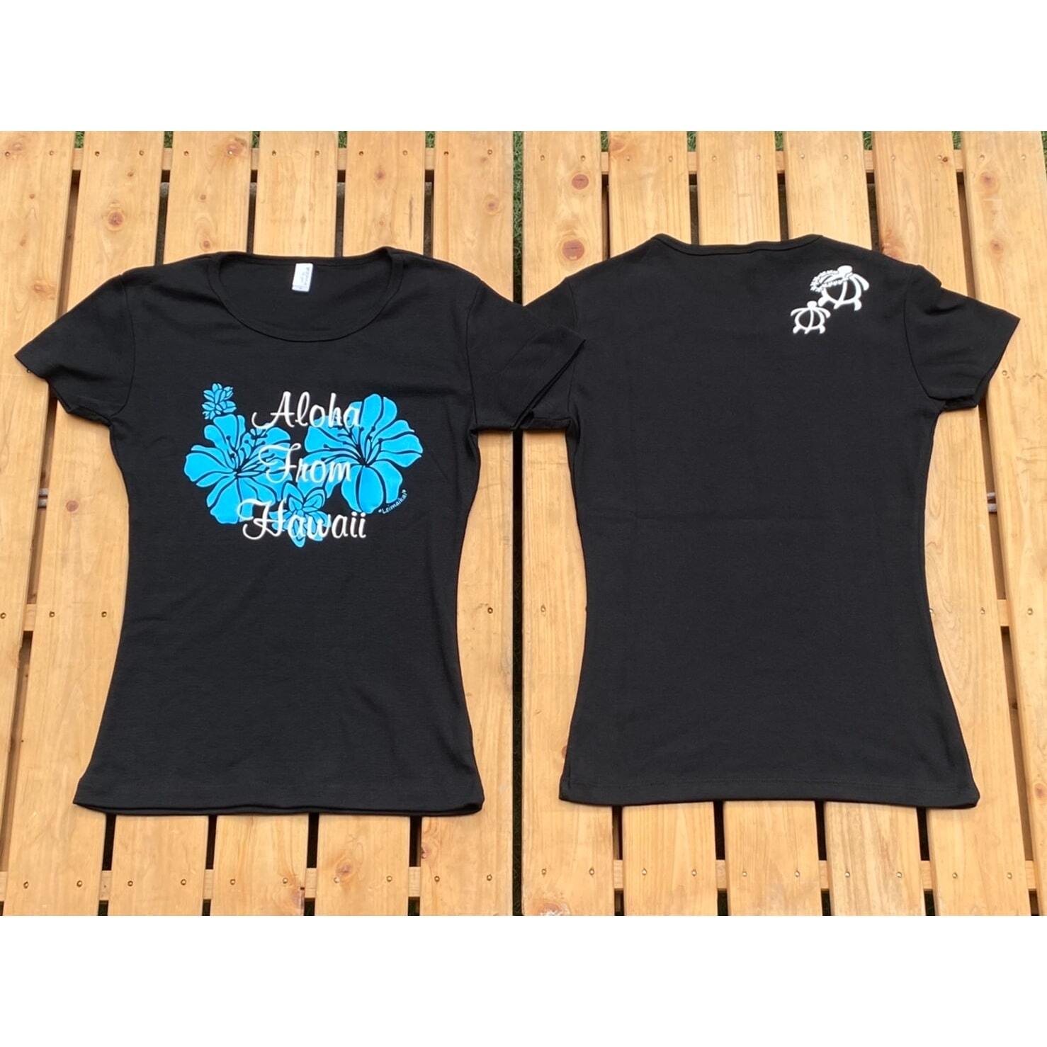 ハイビスカスプリント フラダンス レディースm L リブ長袖ｔシャツ Ll ゆったりサイズ ３l アダルトサイズ ハワイアン