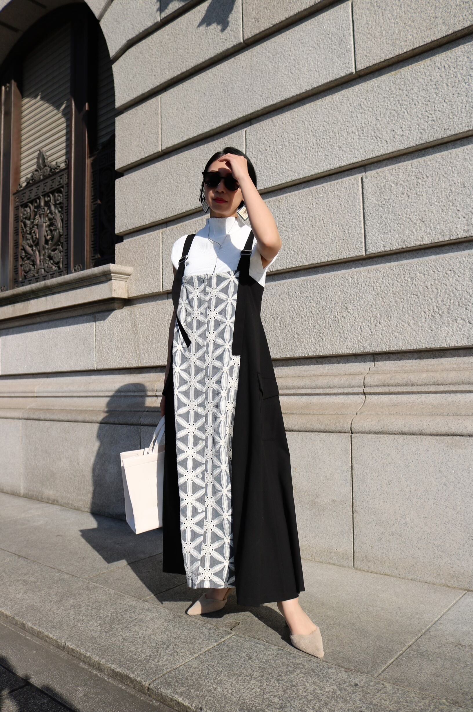 MARIA24SS Asterisk jumper skirt【Black】 | MARIA 