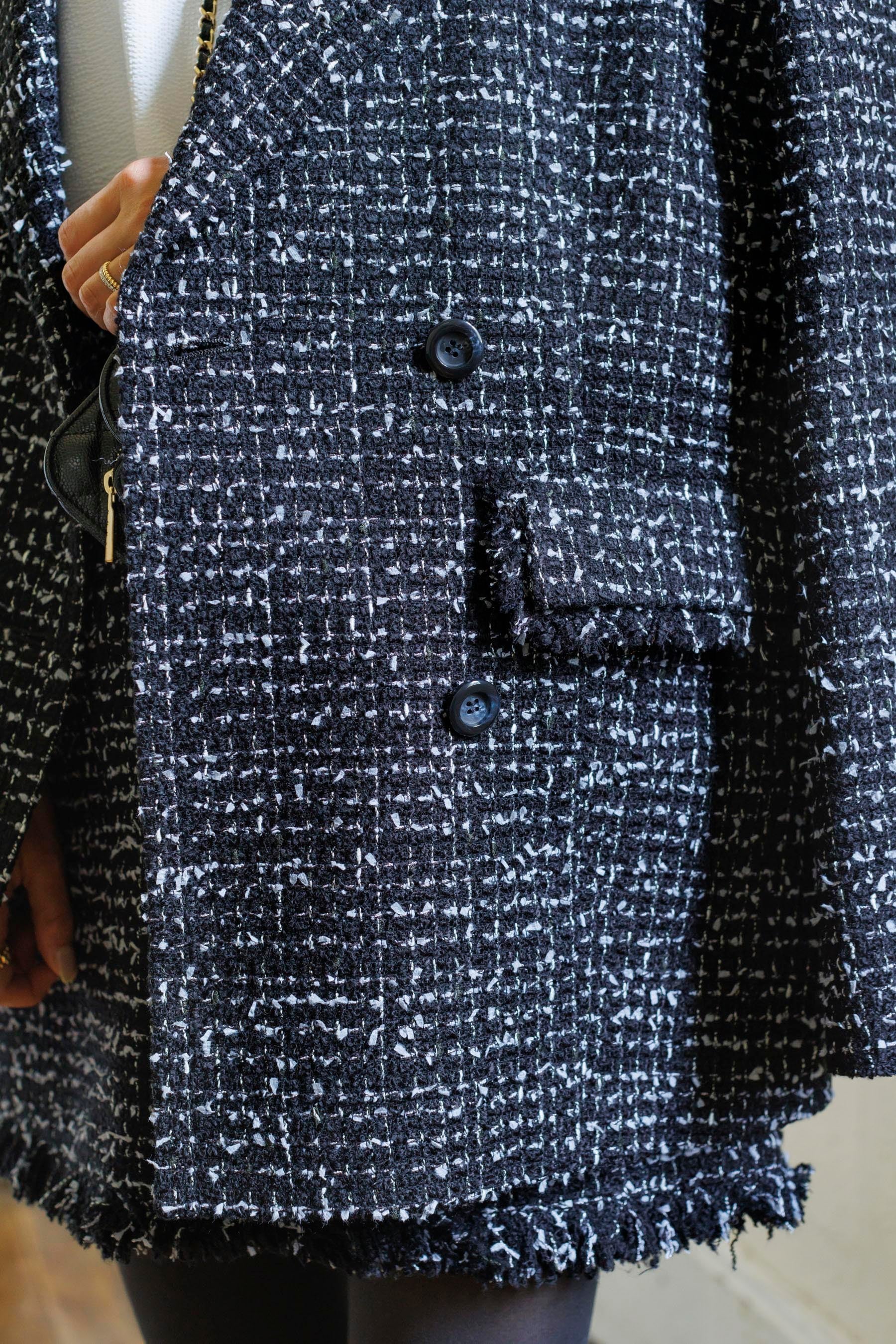 Tweed mini skirt | Bluelea 