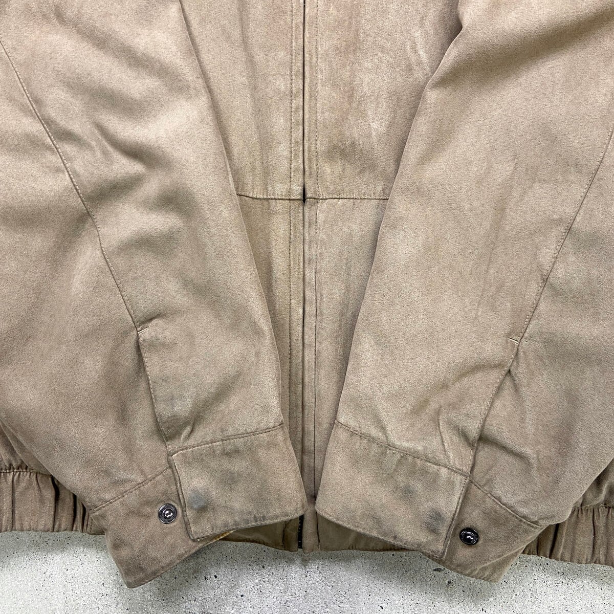 WEATHERPROOF フェイクスエード スイングトップ メンズXL相当 古着