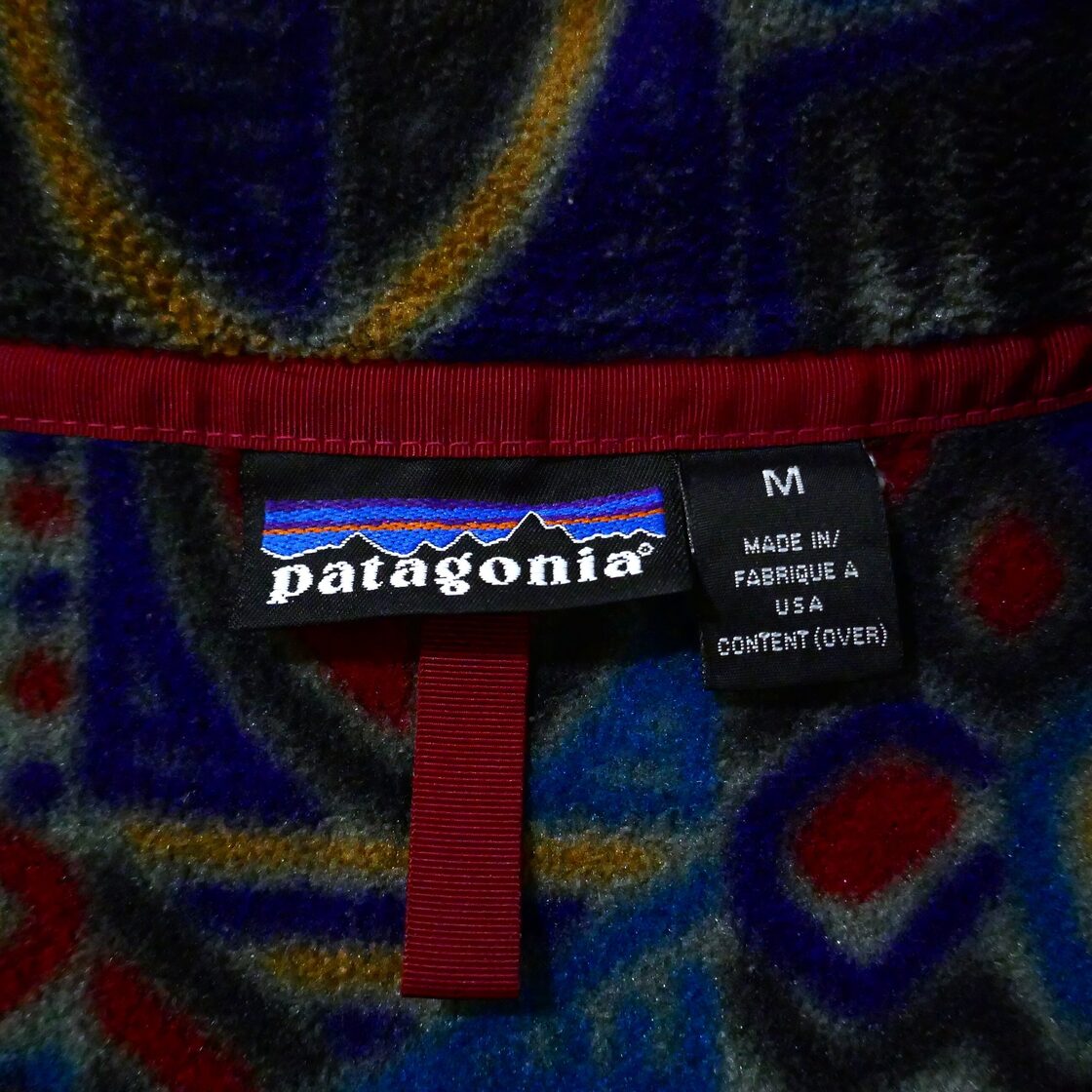 95 Patagonia Synchilla Snap-T Fleece Pullover Aborigine Pattern 