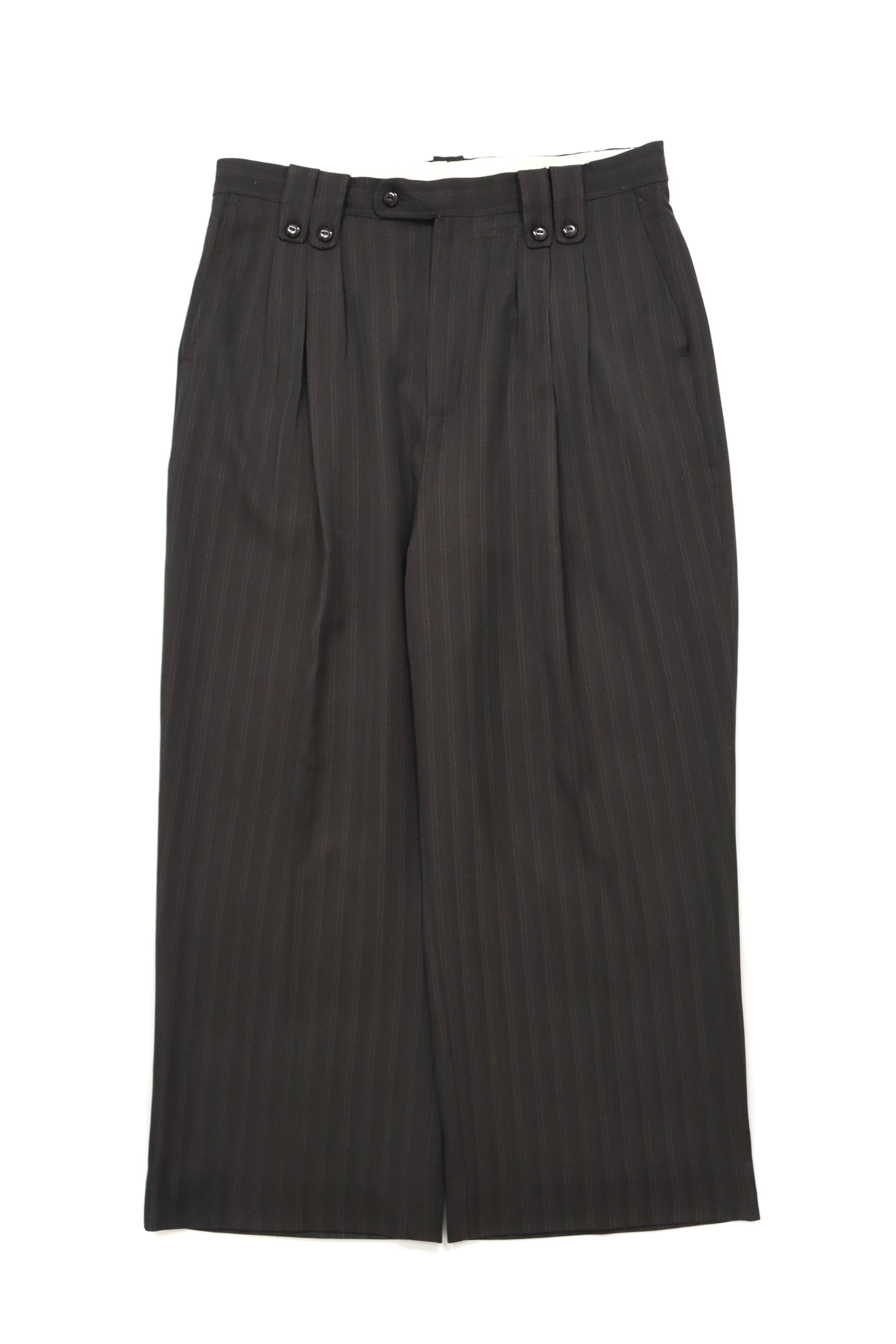 USED 90s Smokey Joe’s striped wide slacks
