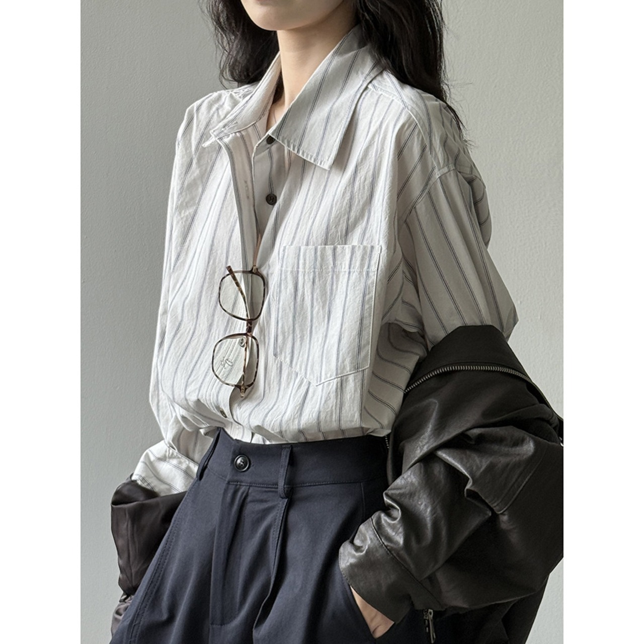 ストライプシャツ_133972