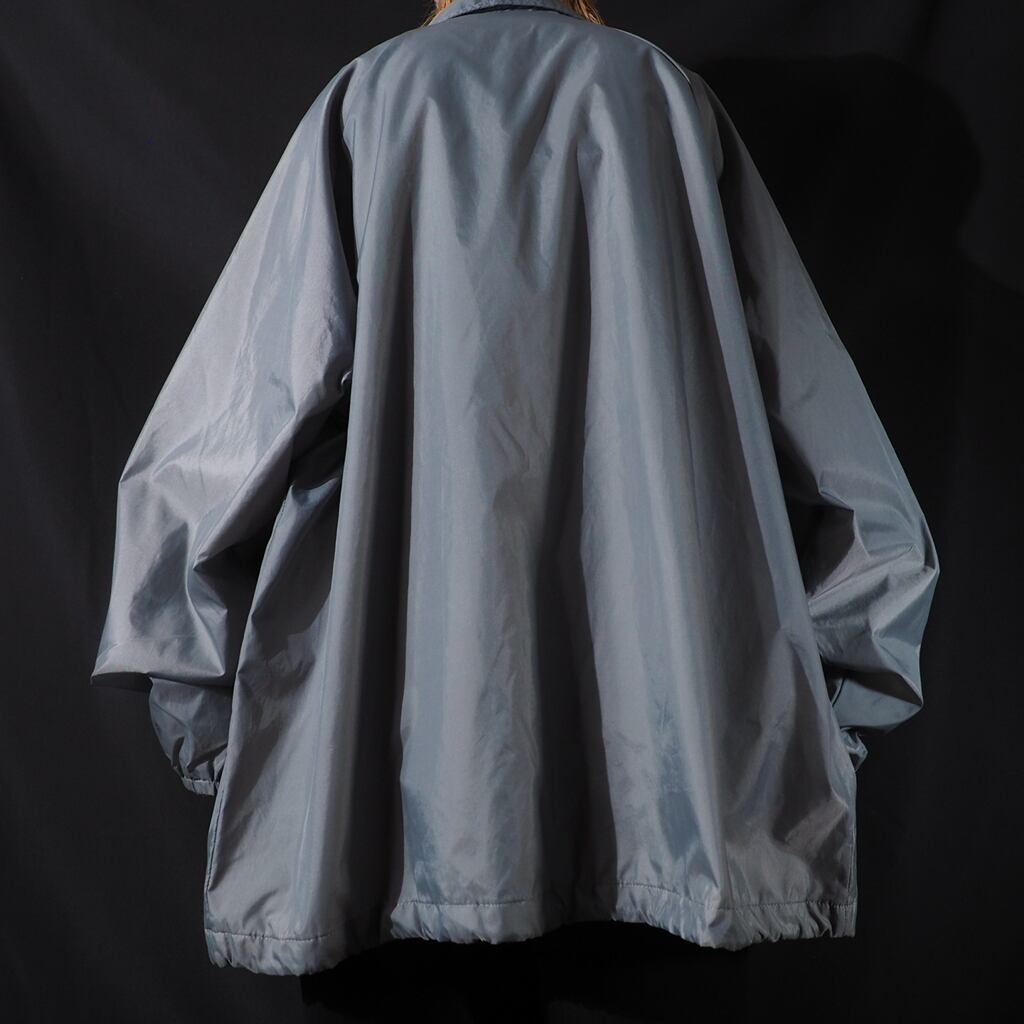 Haband mat silver color nylon coach jacket (made in Sri Lanka)