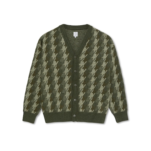 POLAR / 	LOUIS CARDIGAN HOUNDSTOOTH