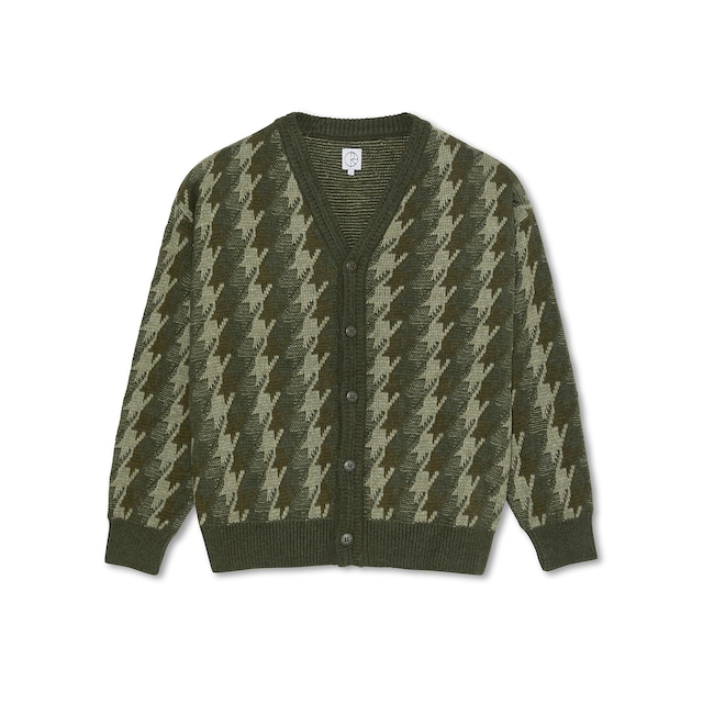 POLAR / LOUIS CARDIGAN HOUNDSTOOTH