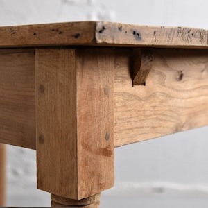 French Elm Stripped Table / フレンチ エルム ストリップド テーブル / 2207BNS-005