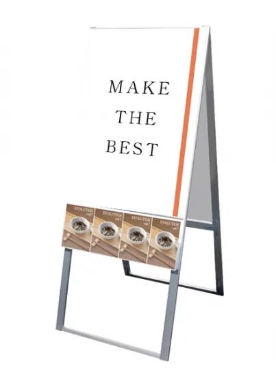 パンフレットケーススタンド看板 Uタイプ A1両面